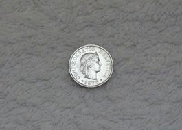 5 centimes/rappen 1976