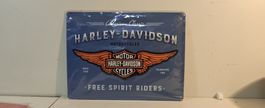 Blechschild von Harley-Davidson  Neu & ungeöffnet. (nov701)