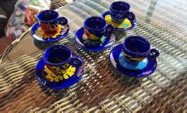 5 Espressot. Amici Collection neu Luci Trazzi plus 1 Tasse