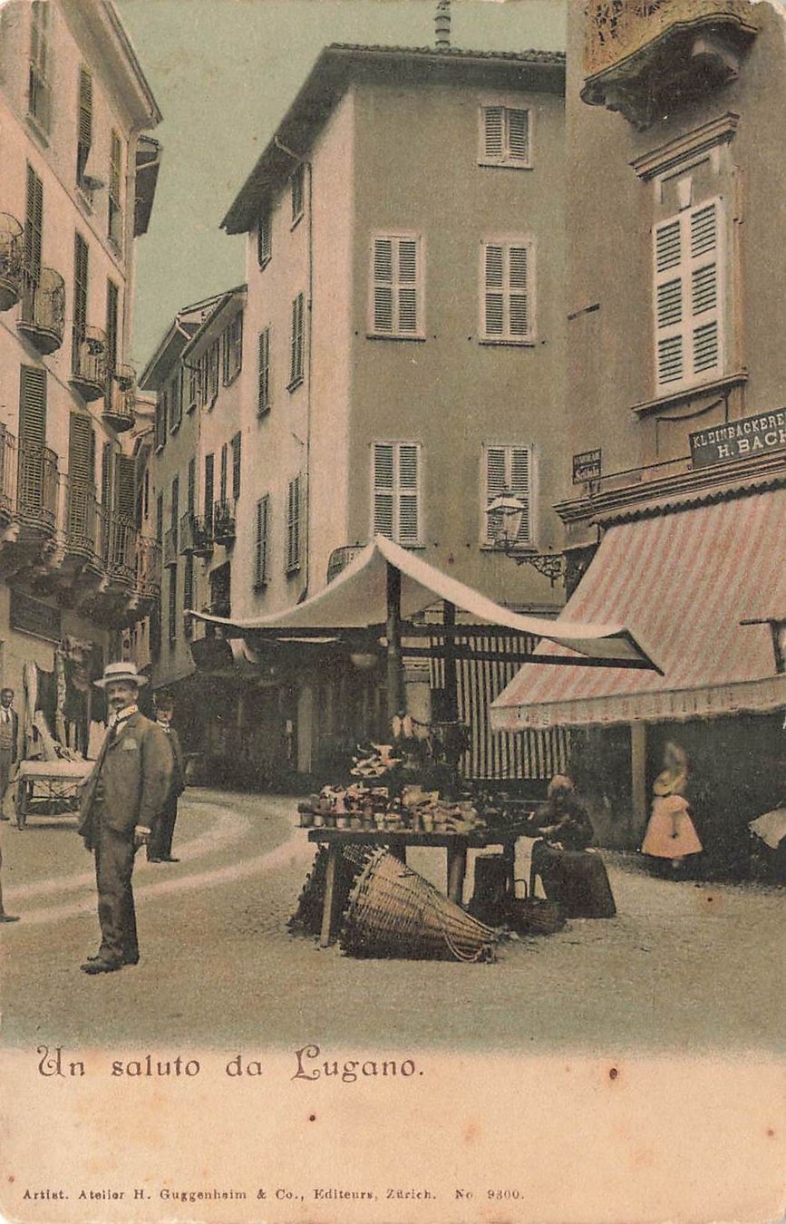 Cartoline postali: Lugano – Usato da Biasca venduto da Blenio71