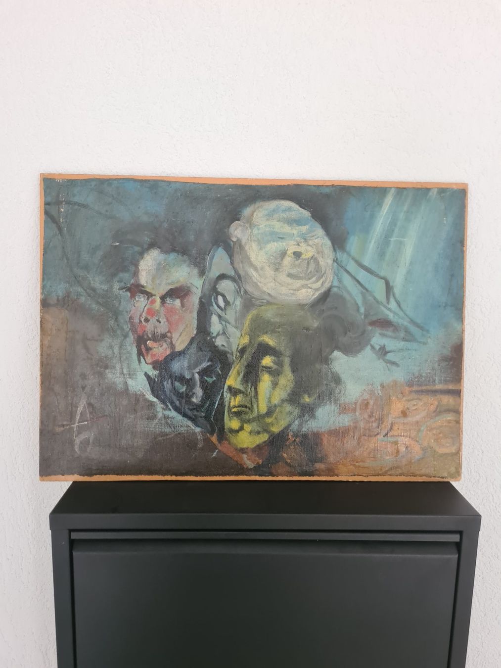 Dipinti: Tableau peinture art abstrait expressionniste signé – Usato da Monthey venduto da 187-zeroo 3