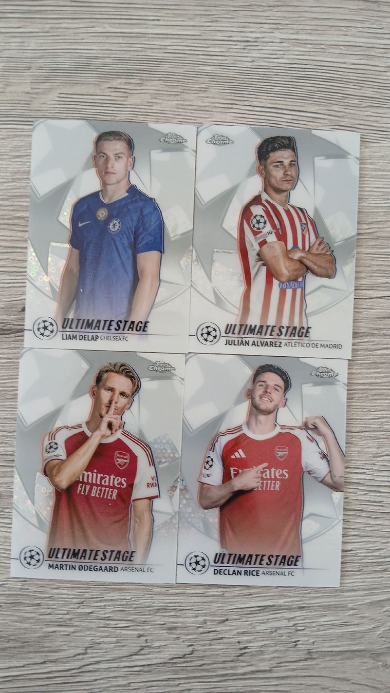 Topps Carte collezionabili: Fussball Karten Set Ultimate Stage 4 Stk.  – Nuovo (secondo la descrizione) da Düdingen venduto da oliheimo92