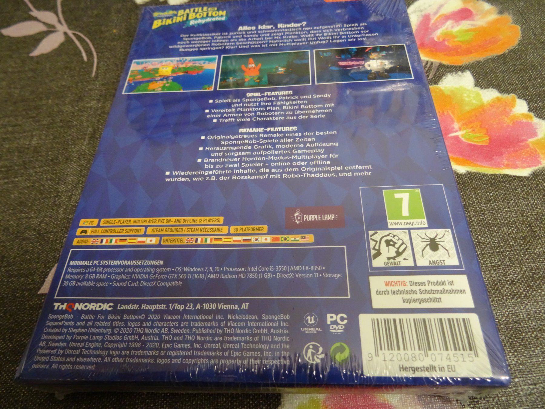 Giochi: Spongebob Battle for Bikini Bottom Rehydrated PC NEUWARE – Nuovo e nell'imballaggio originale da Olten venduto da Disc-Ausverkauf 1