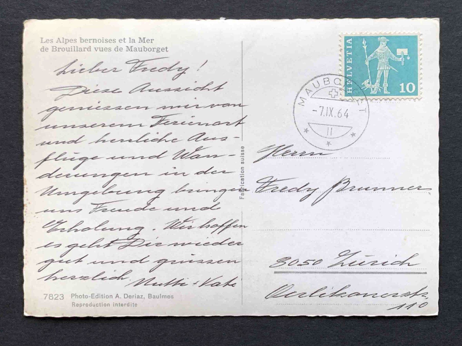 Cartoline postali: AK Les Alpes bernoises – Usato da Goldau venduto da artelier1 1