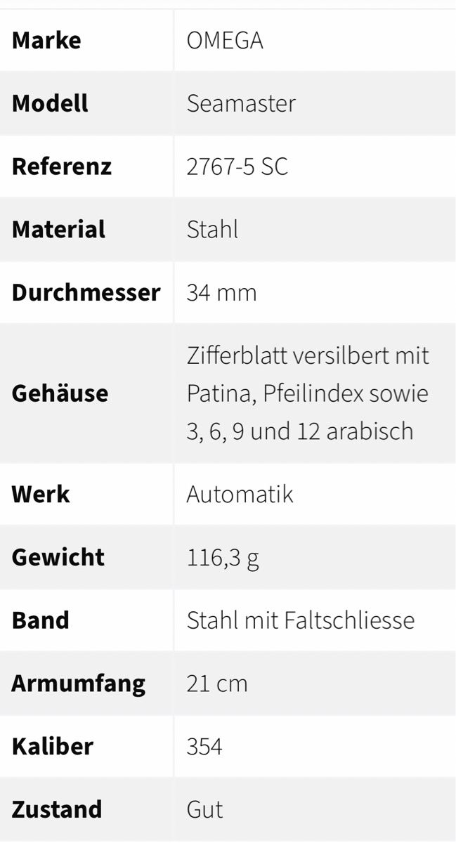 Omega Orologi: Omega Seamaster Uhr – Usato da Pfaffhausen venduto da Klaras_second_hand 4