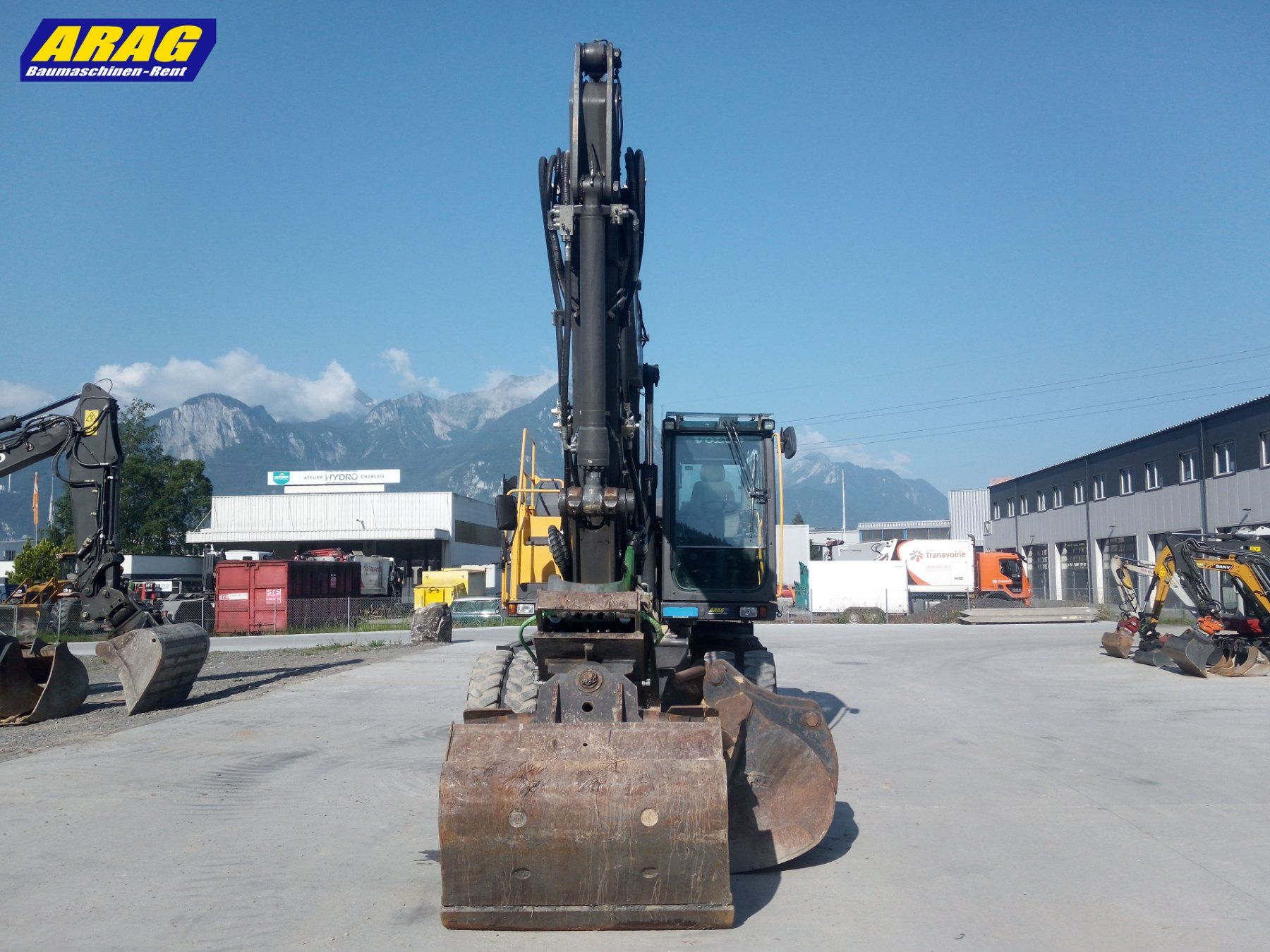 Volvo Escavatori: Volvo EW160E Mobilbagger – Usato da Hasle LU venduto da Arag08 5