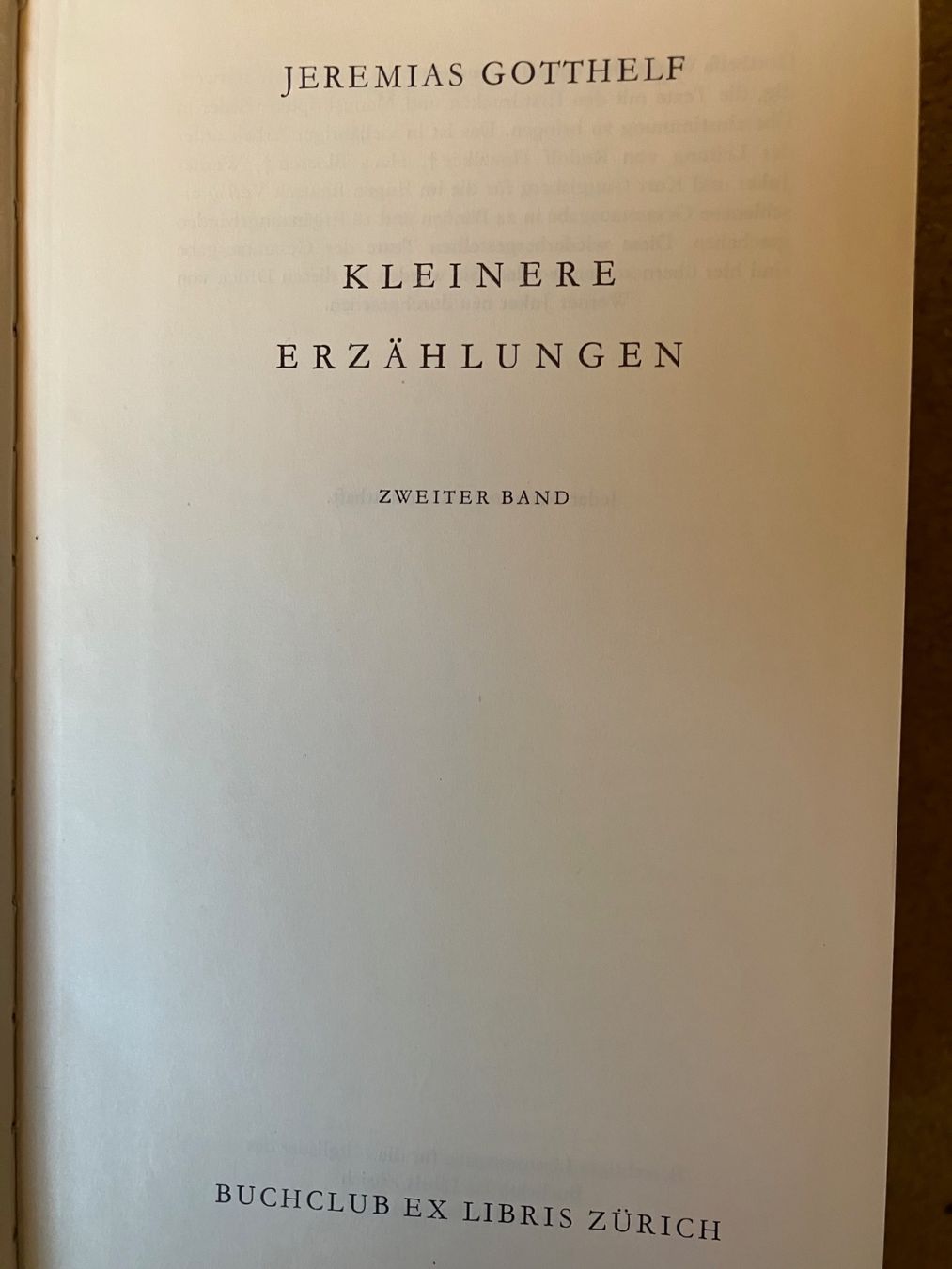 Libri: Gotthelf Büchersammlung – Usato da Uster venduto da hpl_nl2w 5