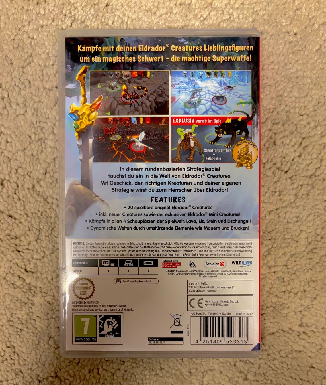Nintendo Giochi: Eldrador Creatures von Schleich – Usato da Rümlang venduto da tschibie 1