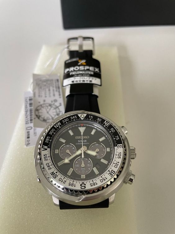 Rare Seiko Prospex Fieldmaster SBDL021 Solar Chronograph Kaufen