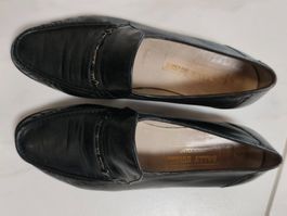 Bally Suisse Mocassins, Schwarz, Gr. 8.5