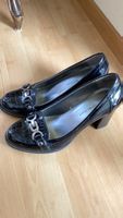 Bandolino Pumps schwarz Kroko-Optik guter Zustand 37.5
