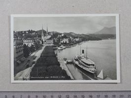 Luzern, Schweizerhofquai, Schiff, Dampfschiff