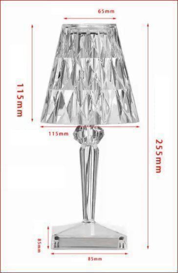 Lampade: Tischleuchte Diamant. Italy Design LED – Nuovo e nell'imballaggio originale da Burgdorf venduto da XJ6 6
