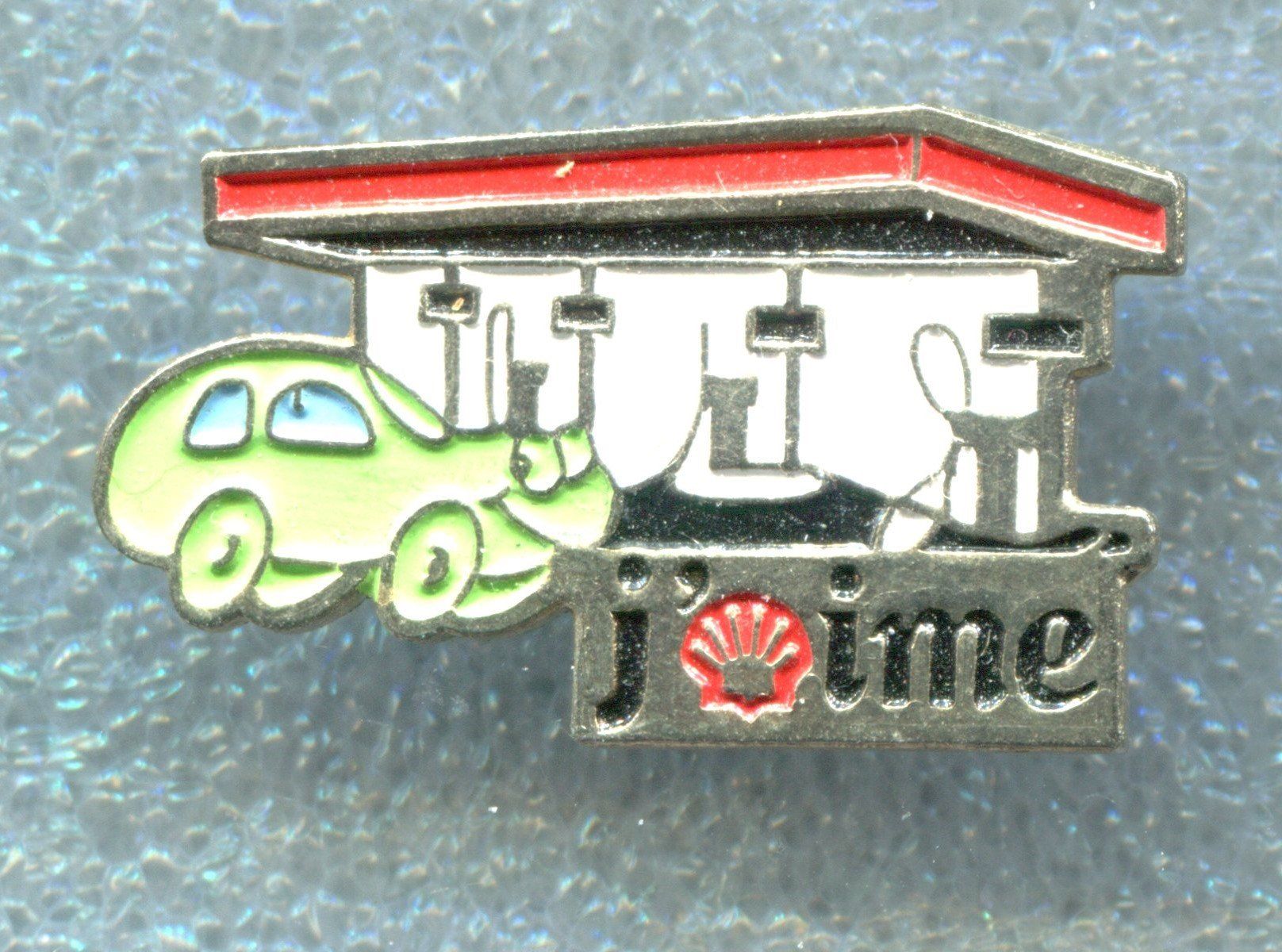Placchette & Badge: j' SHELL ime – Usato da Winterthur venduto da Sammleroase