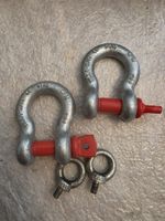 2x Schäkel mit Ösen M10, STAS 3/4T 47 