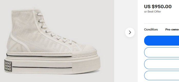 Fendi Damenschuhe: Fendi Sneakers  .37 – Gebraucht aus Collonges von arashee 9