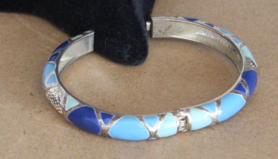 Bracciali & Braccialetti: Vintage , Emaillierung Klapparmreif – Usato da Locarno venduto da madame-tus-sauds 3