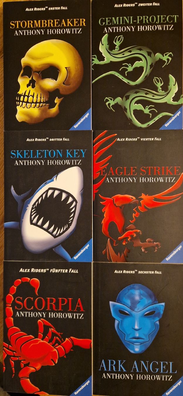 Libri: Anthony Horowitz Alex Riders Fall 1-6 – Usato da Ibach venduto da Soraja07