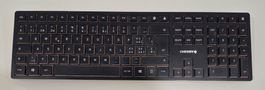 CHERRY DW 9000 SLIM, Bluetooth Keyboard (CH) Schwarz