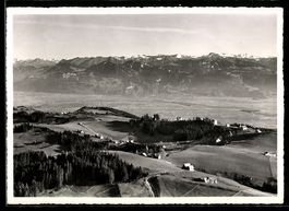 AK St. Anton /Rheintal, Flugaufnahme mit Rheintal & Vorarlbe