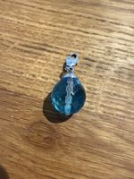 Charm Anhänger, Glas, Karabinerverschluss, Neuwertig!