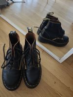Dr. Martens 101 UB Quad Platform Boots Black Leather Size 39