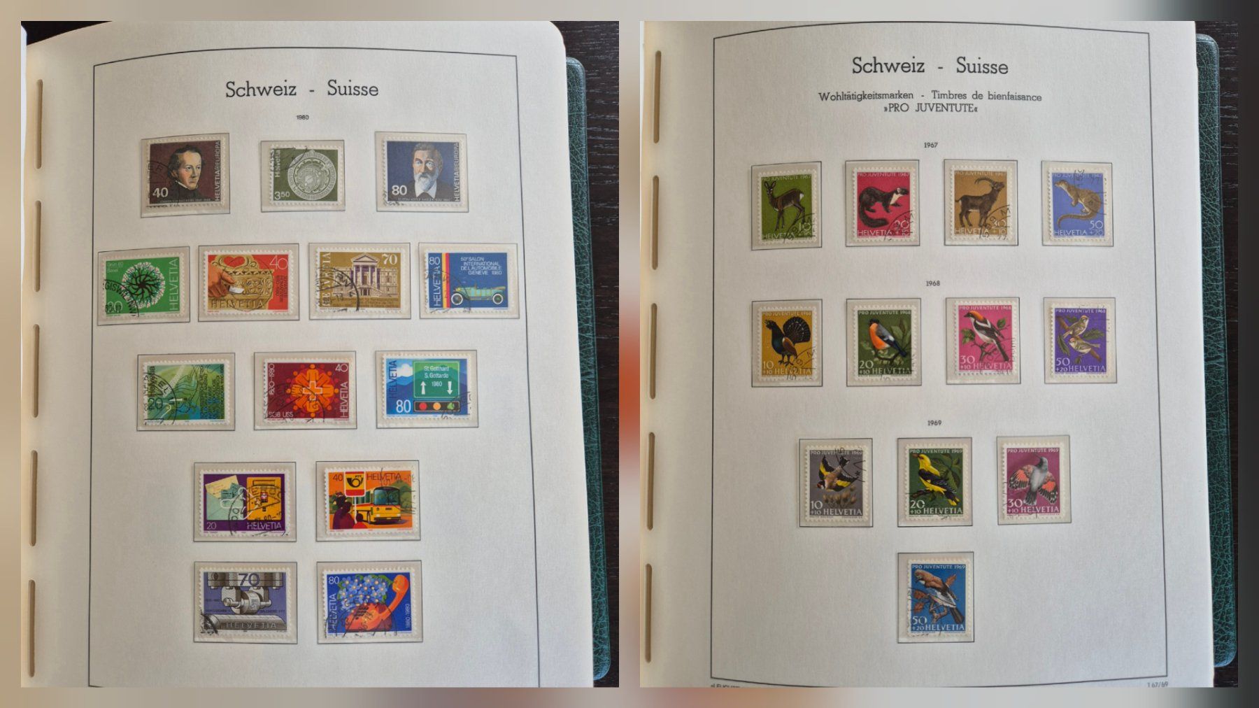 Tutti i francobolli: Schweiz Sammlung 1960-2003 – Usato da Buus venduto da papillon098 3