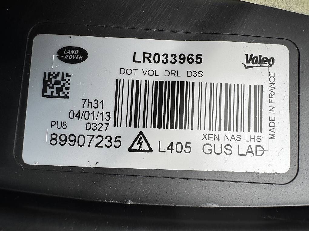 Land Rover Fari: Scheinwerfer/Phare Land Rover Range Rover L405 – Usato da Arzier venduto da Yannonly 1