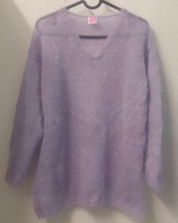 Einzigartiger Sweater lila MOHAIR WOOL 💜💜💜 Gr. S-M