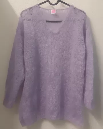 Sweater lila MOHAIR WOOL 💜💜💜 Gr. S-M