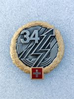 Béretemblem LVb FU Luftwaffe 34 Gold