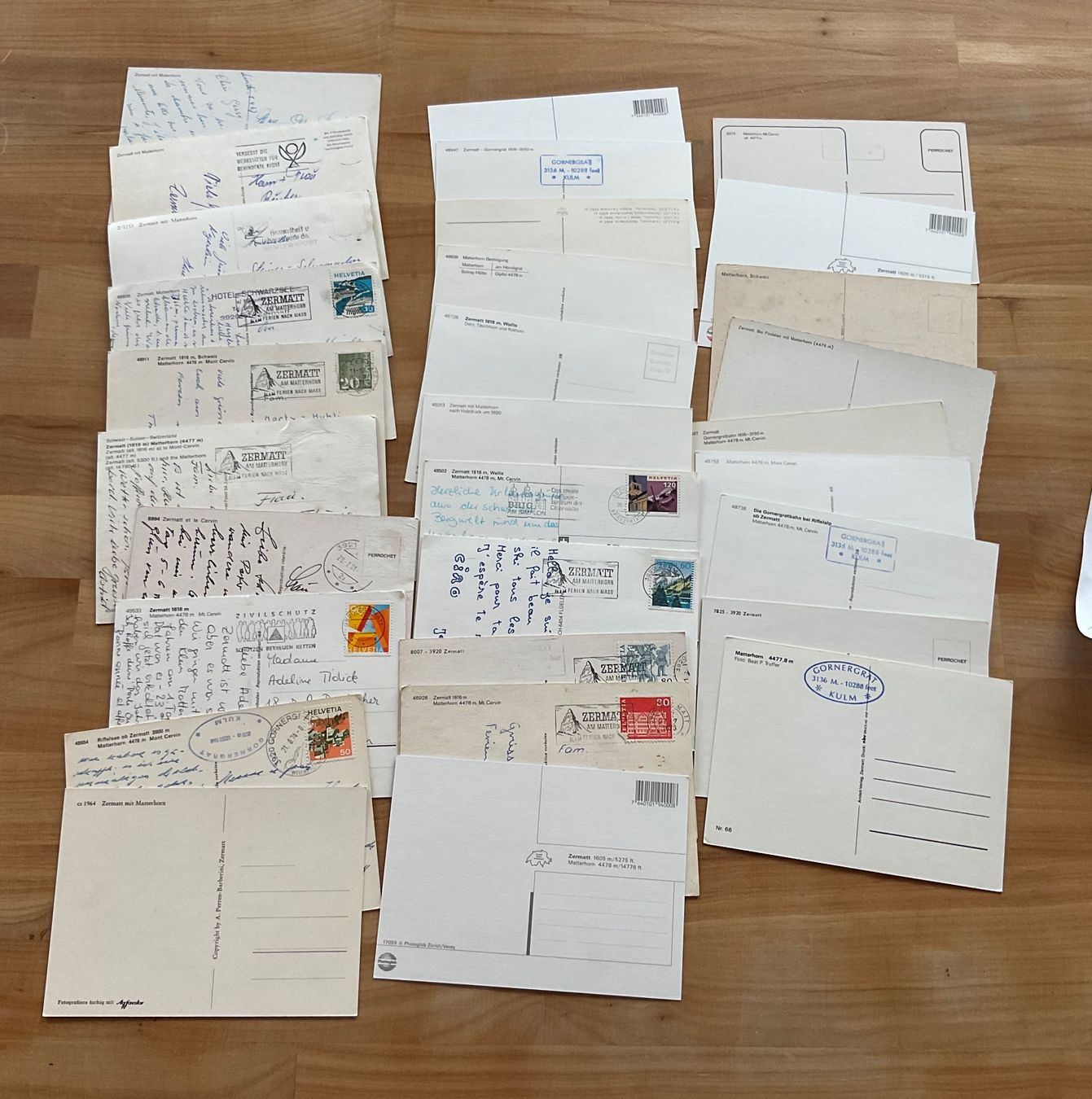 Cartoline postali: AK von Zermatt Matterhorn – Usato da Rümlang venduto da Kartenpost1 1