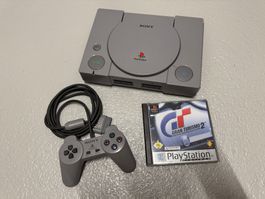 PlayStation 1 PS1 SCPH-9002 inkl. Original Controller + GT2