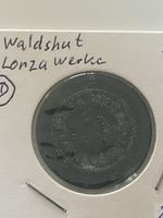 Seltene Lonza Werke Waldshut 50 Rappen 1939 Münze Suiss(I2)