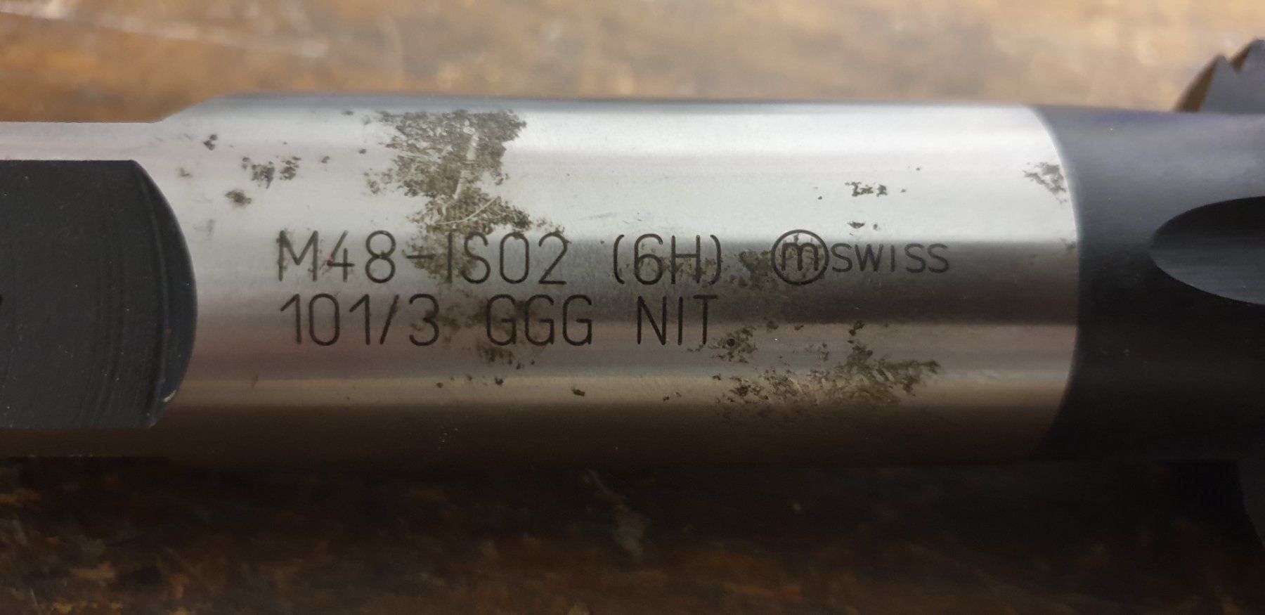 Tutti gli attrezzi: M48 gewindebohrer – Nuovo (secondo la descrizione) da Langenthal venduto da Physycer0 2
