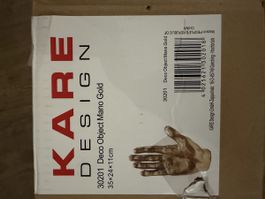 Deko Objekt Hand Kare Design Gold neu in Originalverpackung