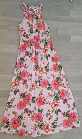 blumiges Sommer-Maxikleid "Vila", Gr. S, Top-Zustand!