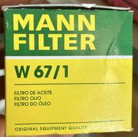 MANN-FILTER W 67/1 Ölfilter Honda Mazda Nissan Subaru Neu