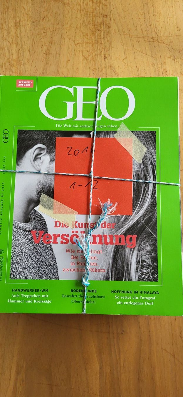 Riviste & Magazine: GEO Magazine, Jahr 2016 – Usato da Altdorf UR venduto da Fam_Imholz