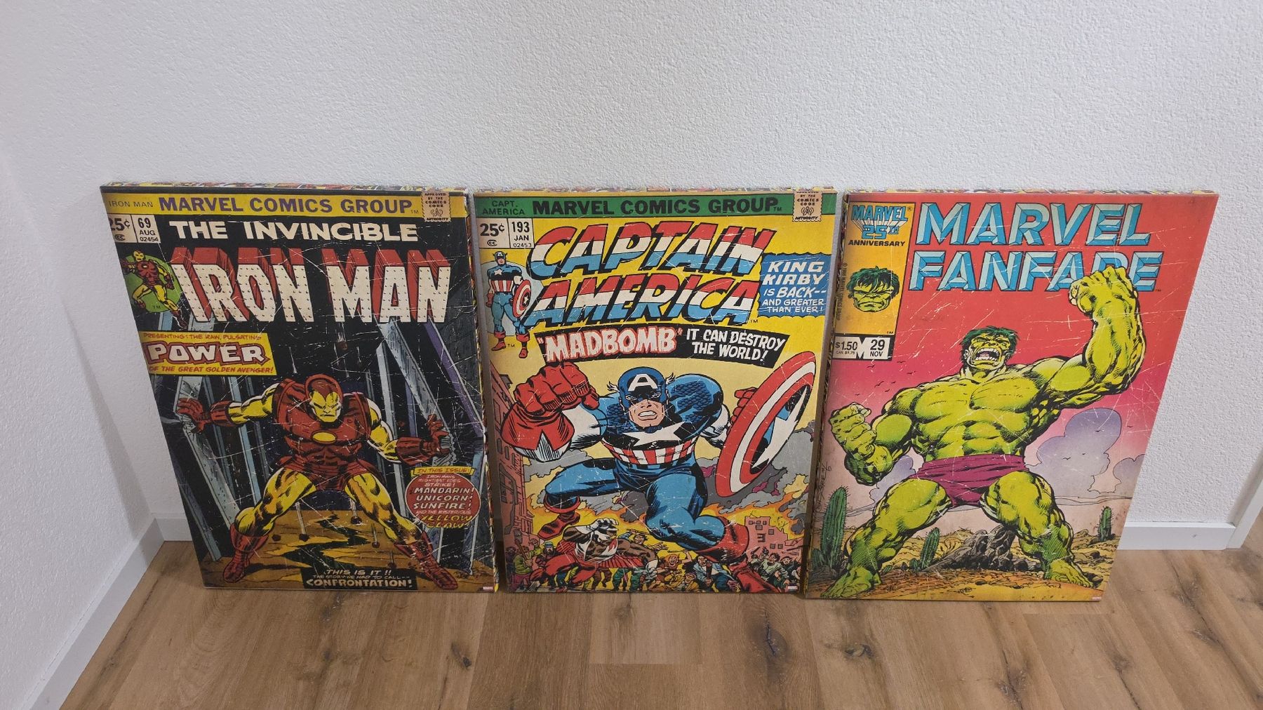 Poster & Bilder: Marvel Leinwandbilder – Gebraucht aus Niederuzwil von Thunderbird68