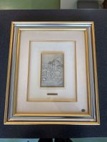 925 Silber & 23 Karat Gold Paesaggio-Landschaftsmoti 1960/70