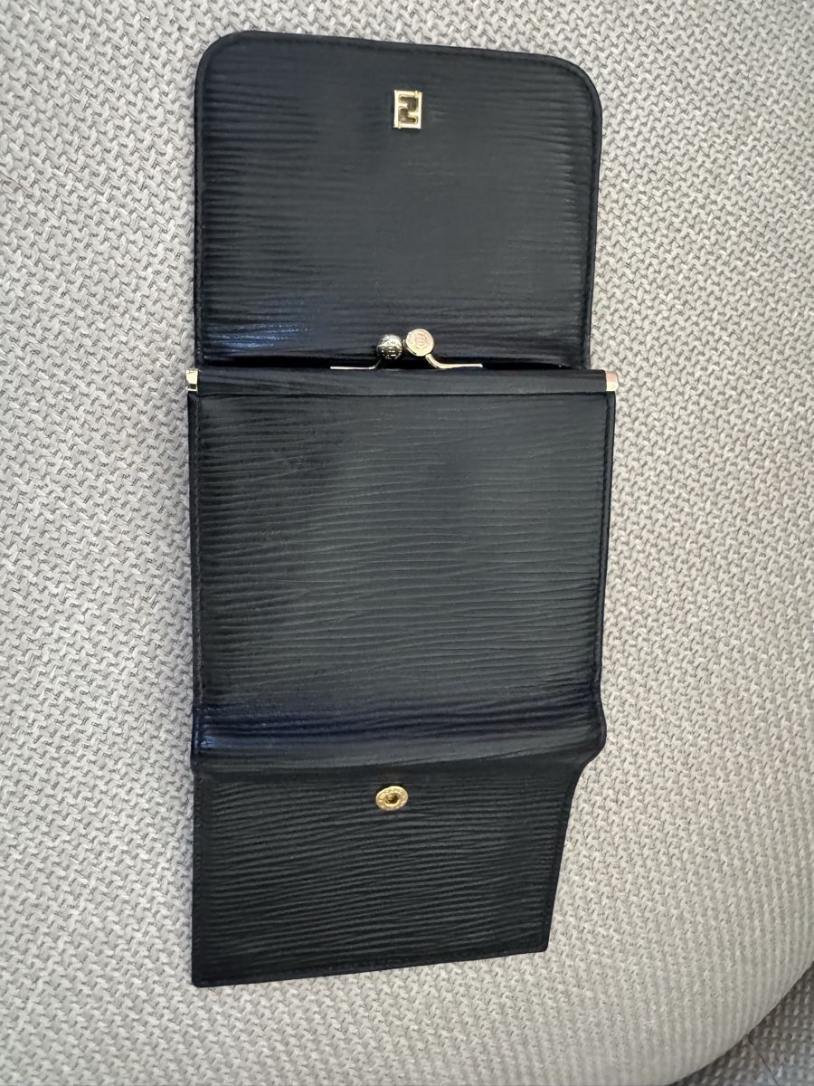 Fendi Portamonete: Fendi wallet leather black – Usato da Rüschlikon venduto da luc_q2tl 3