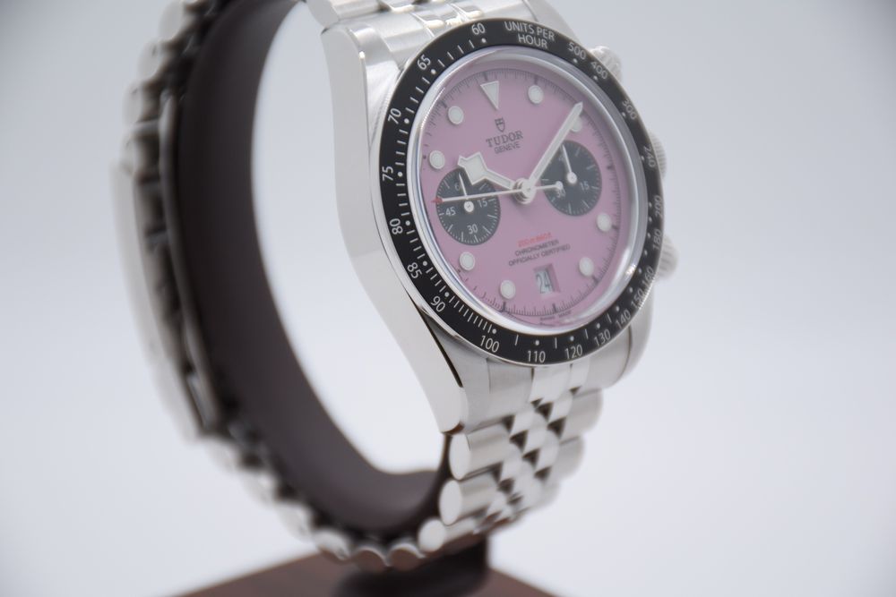 Tudor Orologi: Tudor Black Bay Chrono „Inter-Miami“ Pink Ref. 79360, NEW – Nuovo e nell'imballaggio originale da Zug venduto da eMDi_Collection 4
