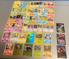 Gut 50 ältere englische Pokemon Karten von 2016