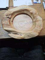 Dekorative Holzschale, naturbelassen, Durchmesser 30cm  (D)