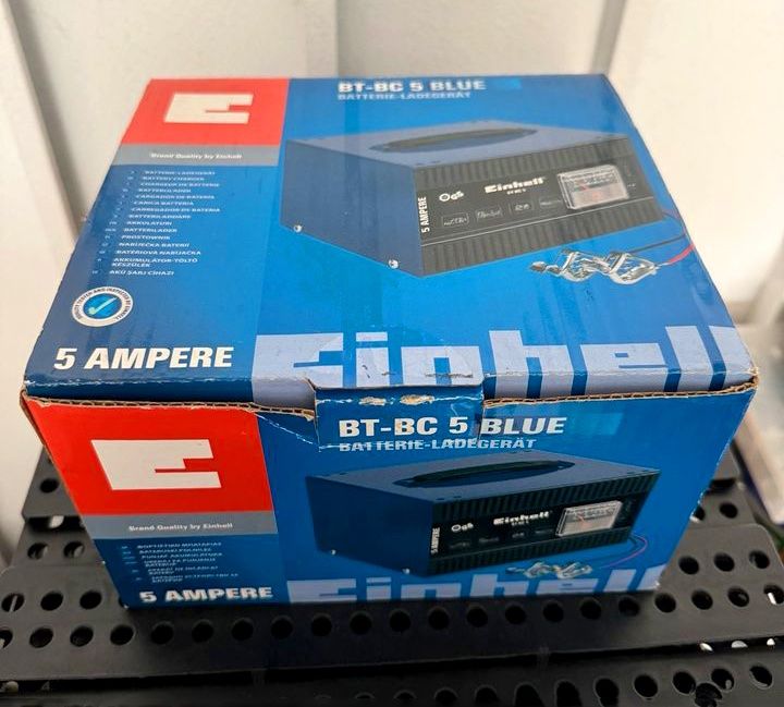 Einhell Batterie-Ladegeräte: Batterieladegerät BT-BC 5 Einhell 5 Ampère Blau Ladegerät – Gebraucht aus meilen von  1
