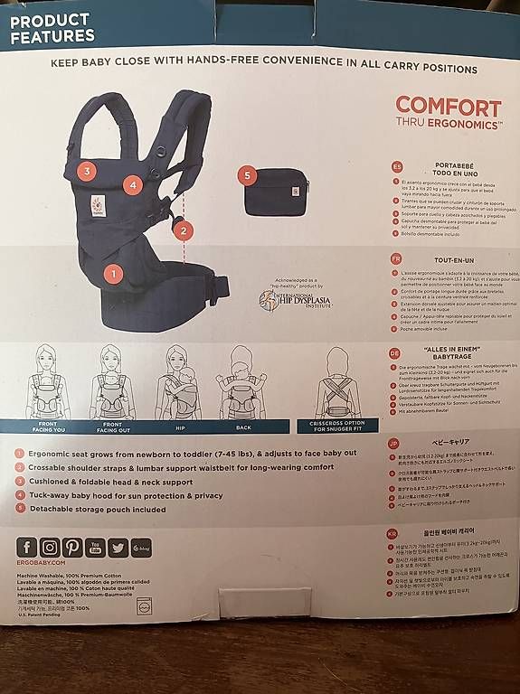 Marsupi portabebè: Marsupio Ergobaby 3,2-20 kg – Usato da Vezia venduto da Curzio83 1