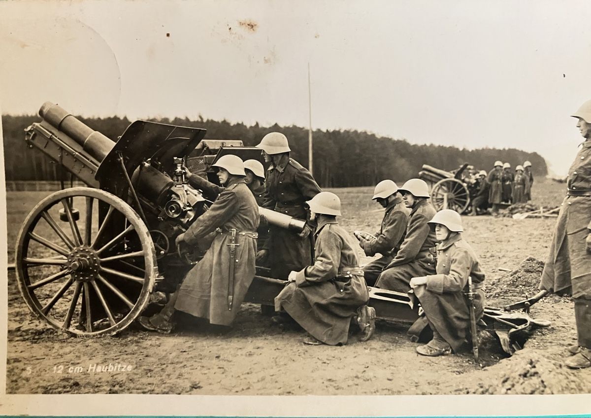 Cartes postales: Konvolut 4 Ansichtskarten Militär Armee Geschütz Pferde – D'occasion à Bauma par Baumer71 5