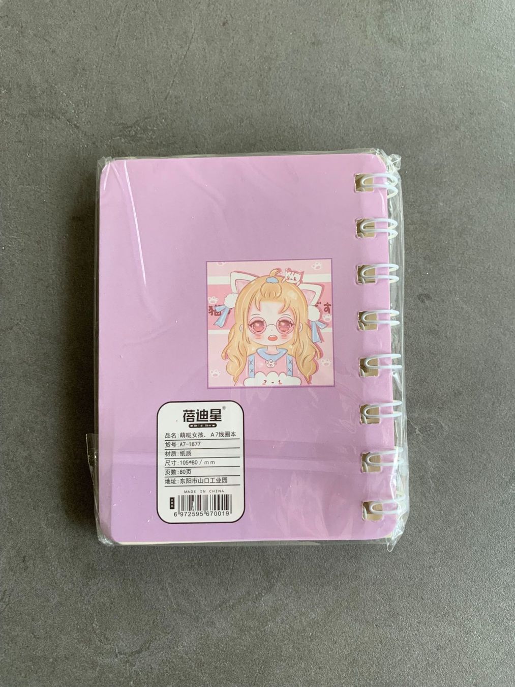 Blocchi: Hübsches Mädchen Notizbüchlein liniert - Rosa – Nuovo e nell'imballaggio originale da Küttigen venduto da sailormars 1