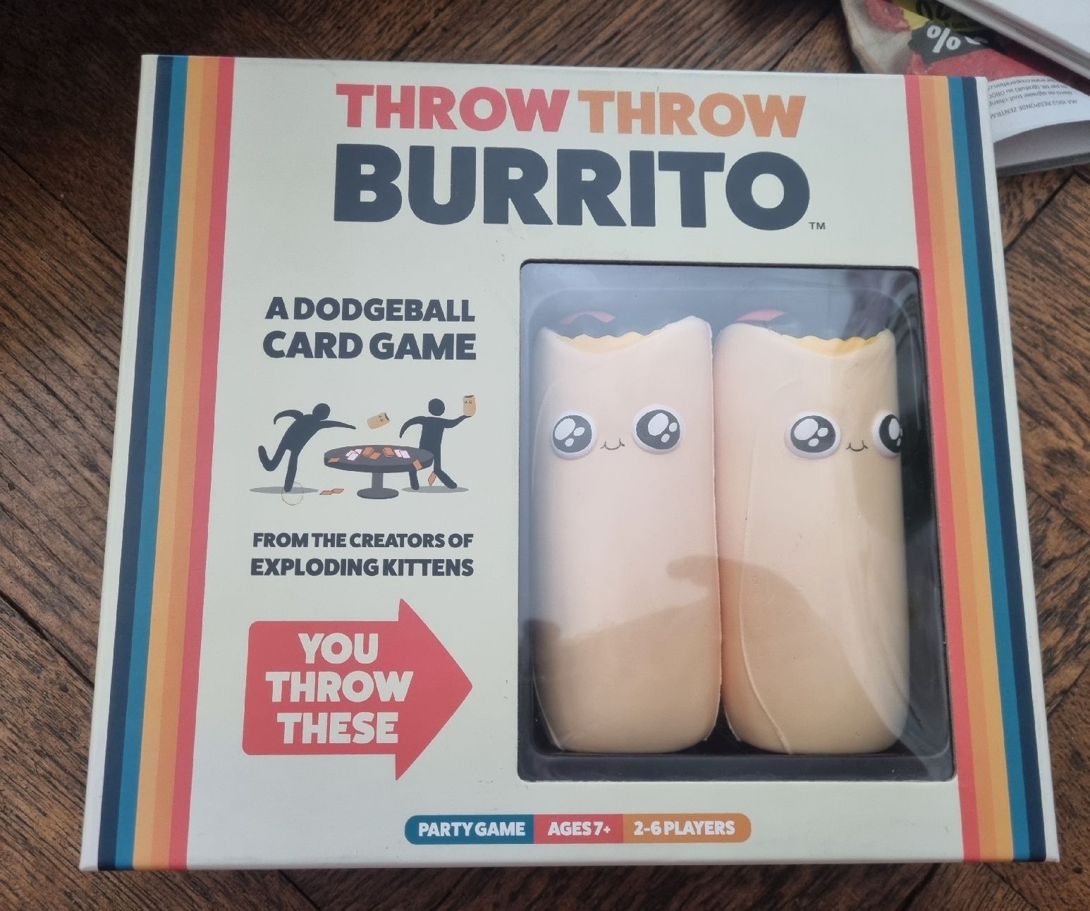 Spiele: Jeu de société Throw Throw Burrito, comme neuf! – Gebraucht aus Fribourg von jarmilka